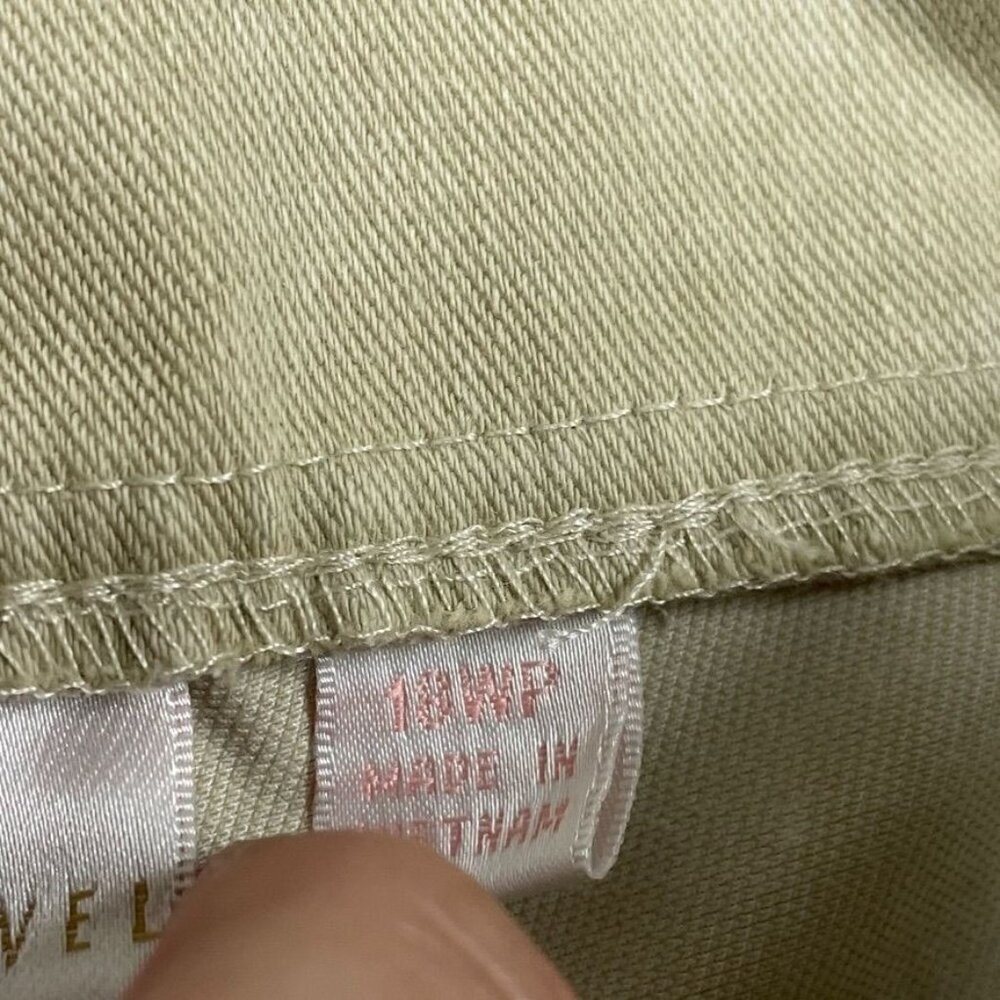 Belle By Kim Gravel Womens Capri Pants Size 18WP Stretch Beige a1401 - Picture 3 of 6